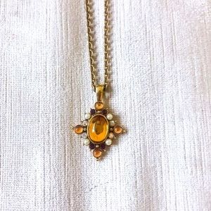 AVON 14.5” inch Gold Chain + Pendant Necklace